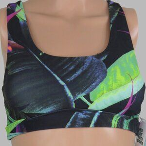 NWT Women's Vivid Tropics Medium Support Performance Core Bra Size XS (C2076)
